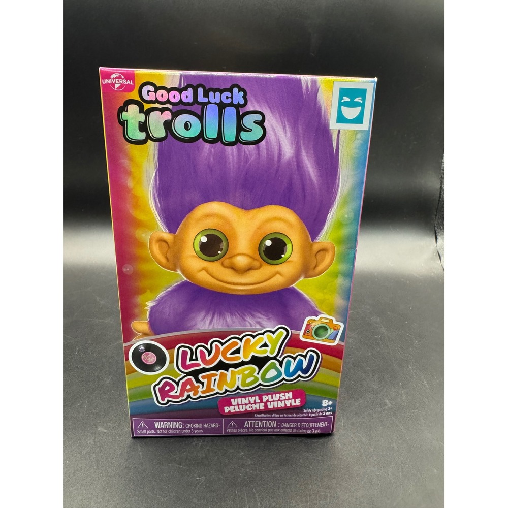 Good Luck Trolls Lucky Rainbow Vinyl Plush Mystery Blind Box Just Play 65029